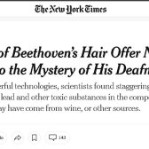 התחרשות בטהובן עופרת ניו יורקס טיימס