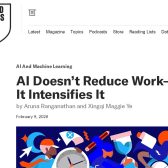 חשוב לכולנו - הבינה המלאכותית, השתלטותה על חיינו וההכרח להתכונן לעתיד מחקר AI לא מפחית עבודה